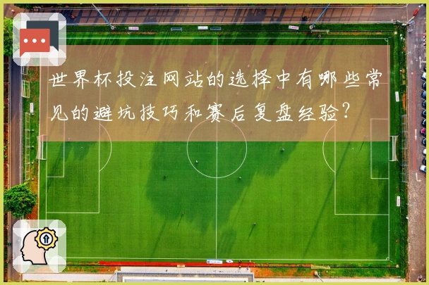 世界杯投注网站的选择中有哪些常见的避坑技巧和赛后复盘经验？